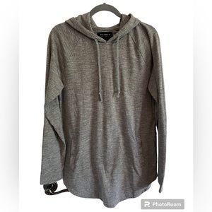 Men’s PacSun grey pullover hoodie. Size M. Longer fit.